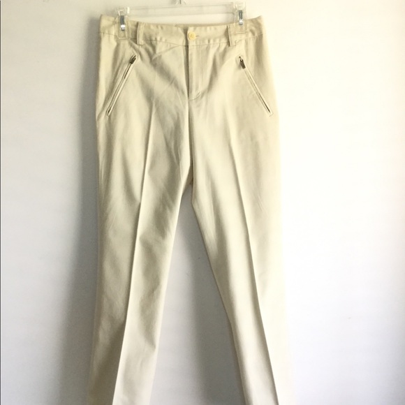 POLO RALPH LAUREN Zip Pockets  Beige Dress Pants - Picture 6 of 6